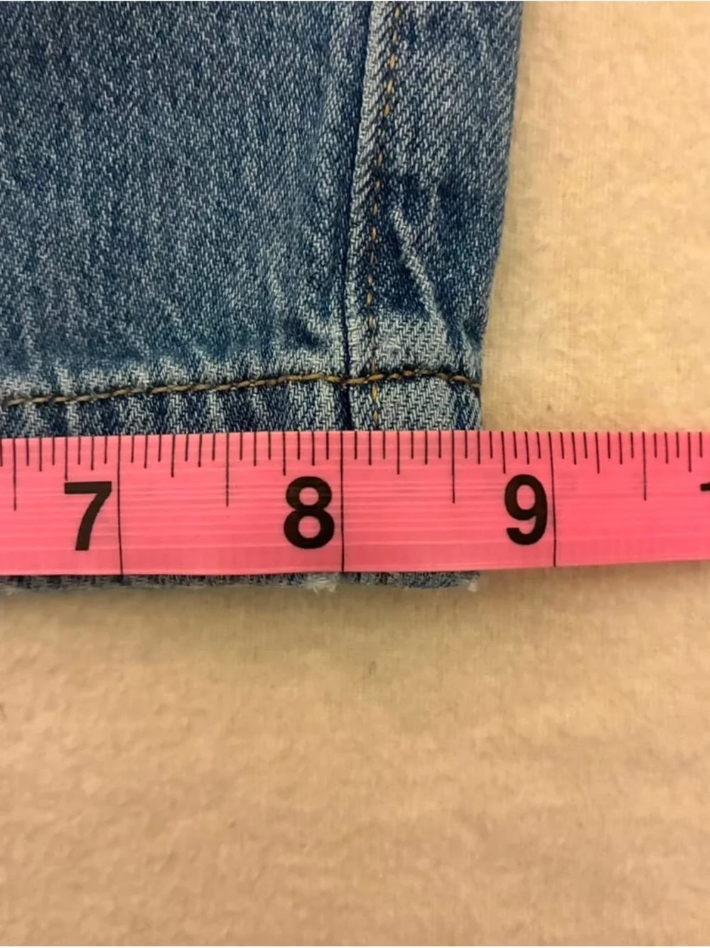 Abercrombie kids low rise baggy flowers Embroidered cargo jean 100% cotton 15/16